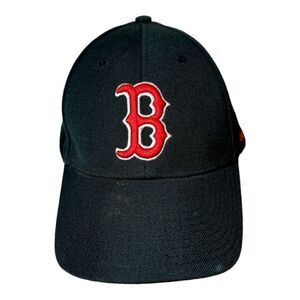 Vintage Y2K Nike Team Boston Red Sox Adjustable Baseball Hat Wool Navy Blue